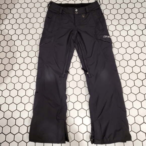 Ladies Volcom Insulated Ski/Snow Pants Black XS - Picture 1 of 16